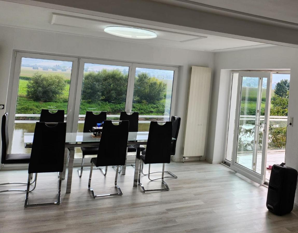 Haus An Der Weser Ferienwohnung Brevorde Buitenkant foto